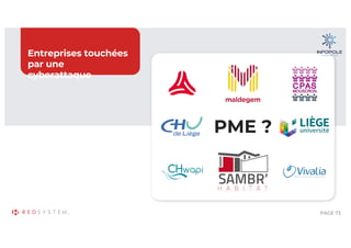 PAGE 73
Entreprises touchées
par une
cyberattaque
PME ?
 