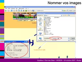 Nommer vos images 