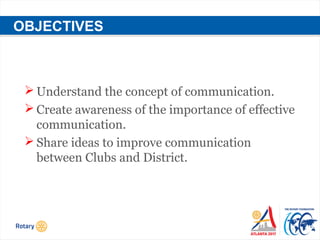 Club and District Communication | PPT