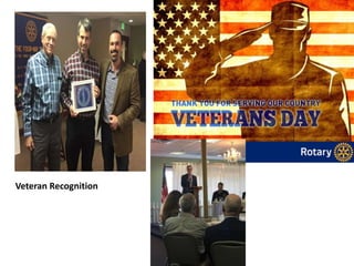 Veteran Recognition
 