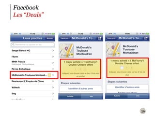 Facebook Les “Deals” 