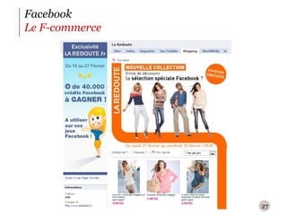 Facebook Le F-commerce 