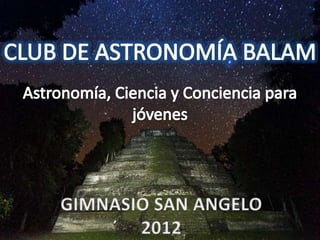 Club de astronomia balam
