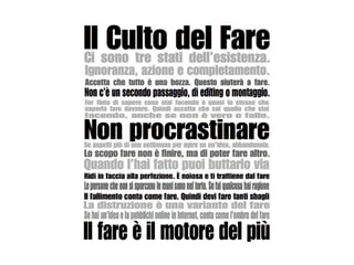 Technomadism and the Cult of Done | PPT