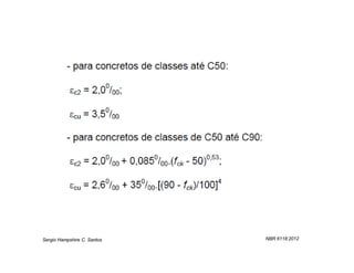 Sergio Hampshire C. Santos   NBR 6118:2012
 