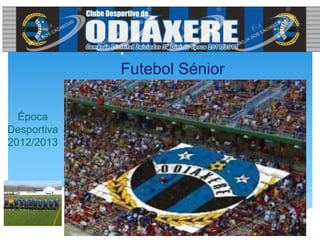 Clube Desportivo de Odiáxere
Época
Desportiva
2012/2013
Futebol Sénior
 