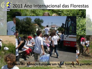 2011 Ano Internacional das FlorestasDepois do  Almoço Europeu um bom banho de garrafa!