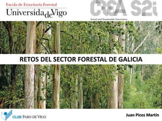 Juan Picos Martín
RETOS DEL SECTOR FORESTAL DE GALICIA
 