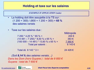 Club fiscal holding v10 dom