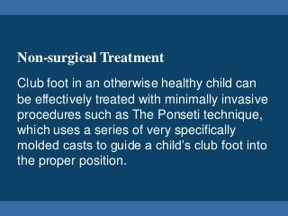 Clubfoot Congenital Talipes Equinovarus Clubfoot Congenital Talipes Equinovarus
