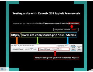 Xenotix XSS Exploit Framework: Clubhack 2012 