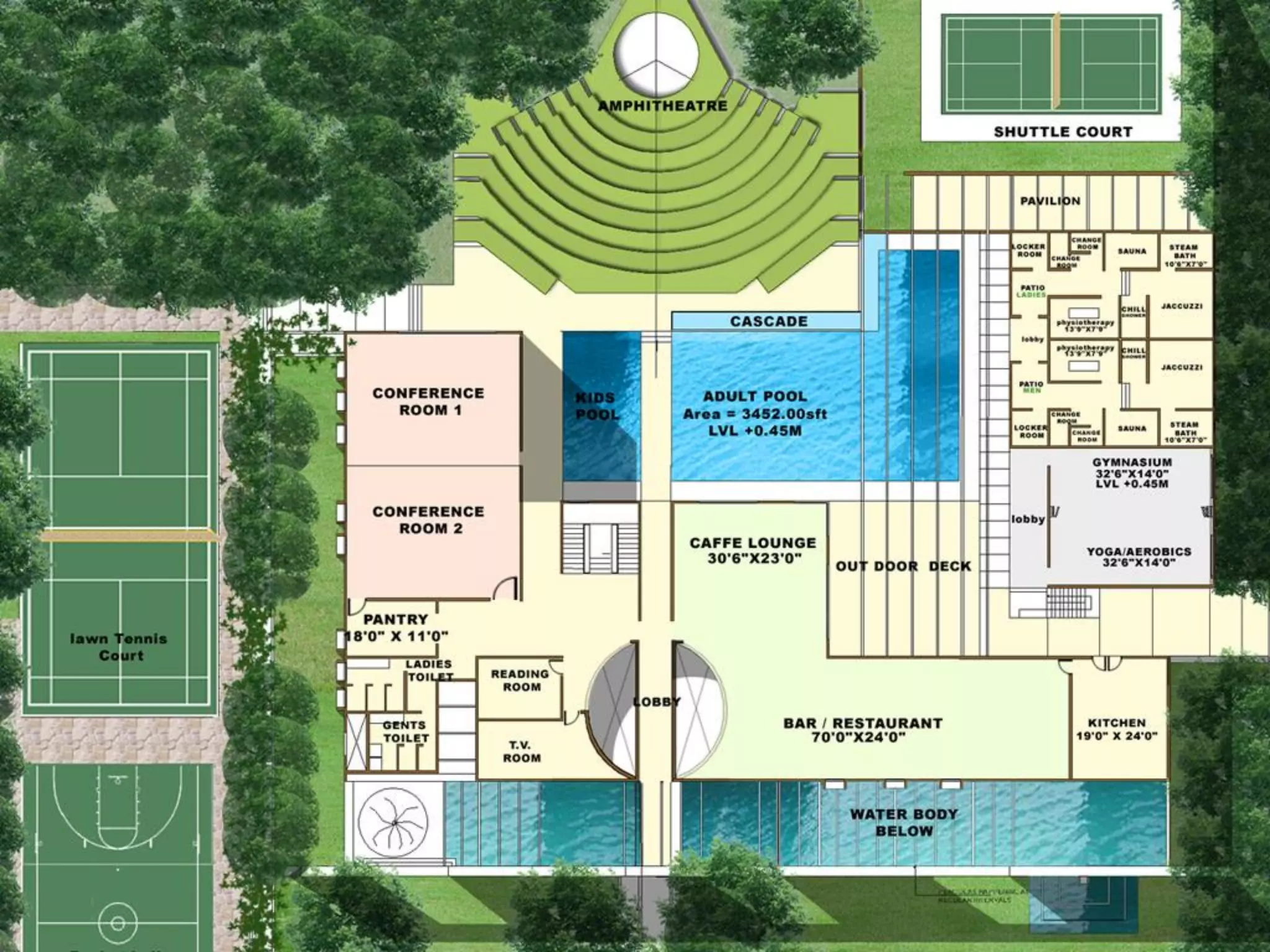 Club House Designs by IDEA CENTRE ARCHITECTS | PDF