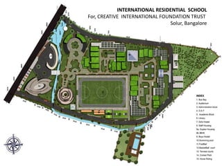 INTERNATIONAL RESIDENTIAL SCHOOL
For, CREATIVE INTERNATIONAL FOUNDATION TRUST
Solur, Bangalore

 