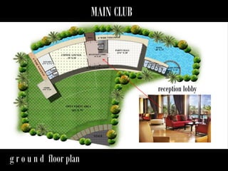 MAIN CLUB

reception lobby

g r o u n d floor plan

 