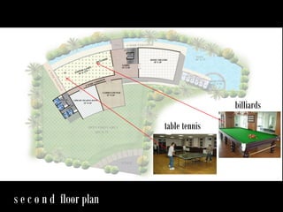 billiards
table tennis

s e c o n d floor plan

 