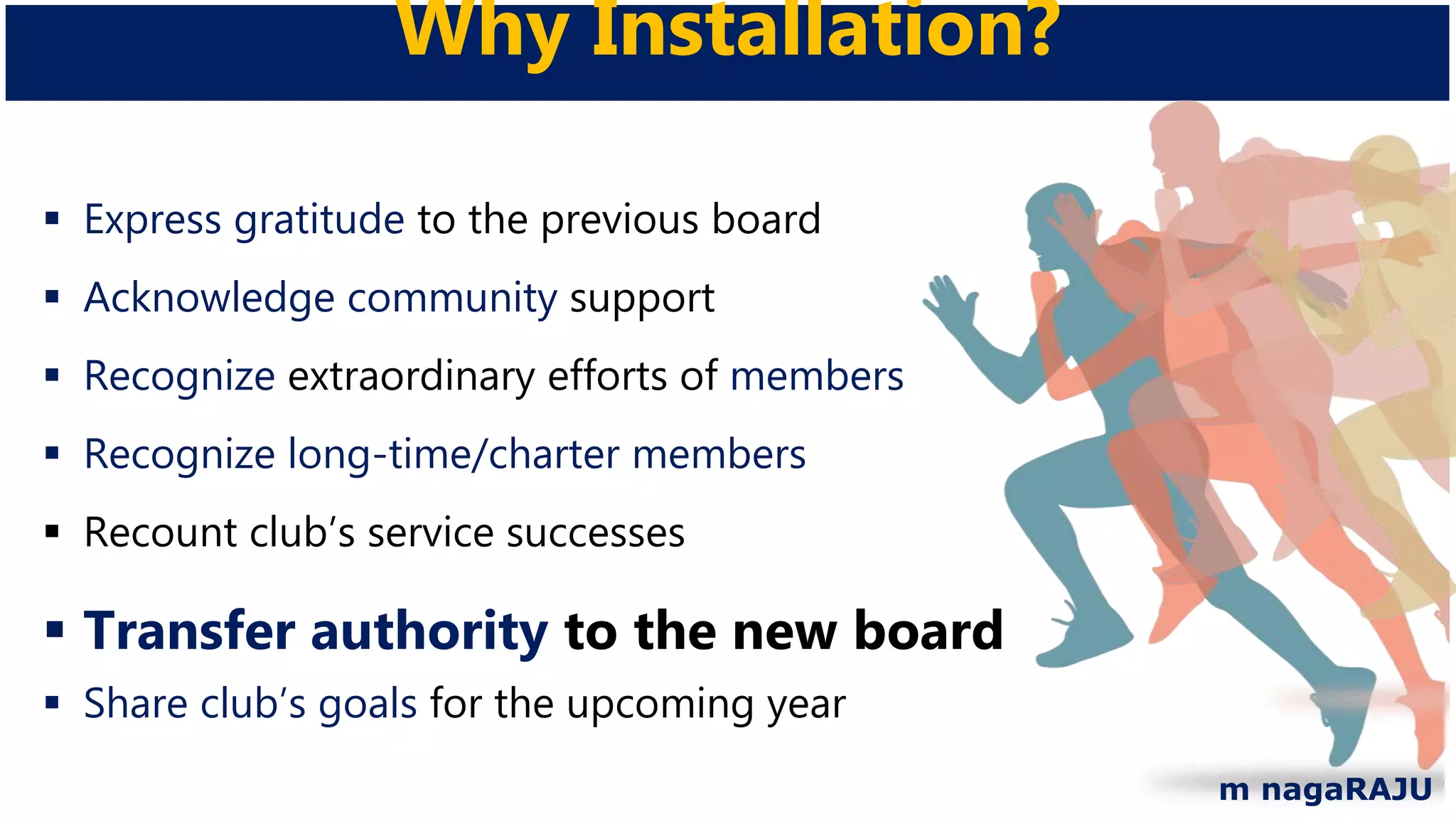 Club Installation Guidelines | PPTX