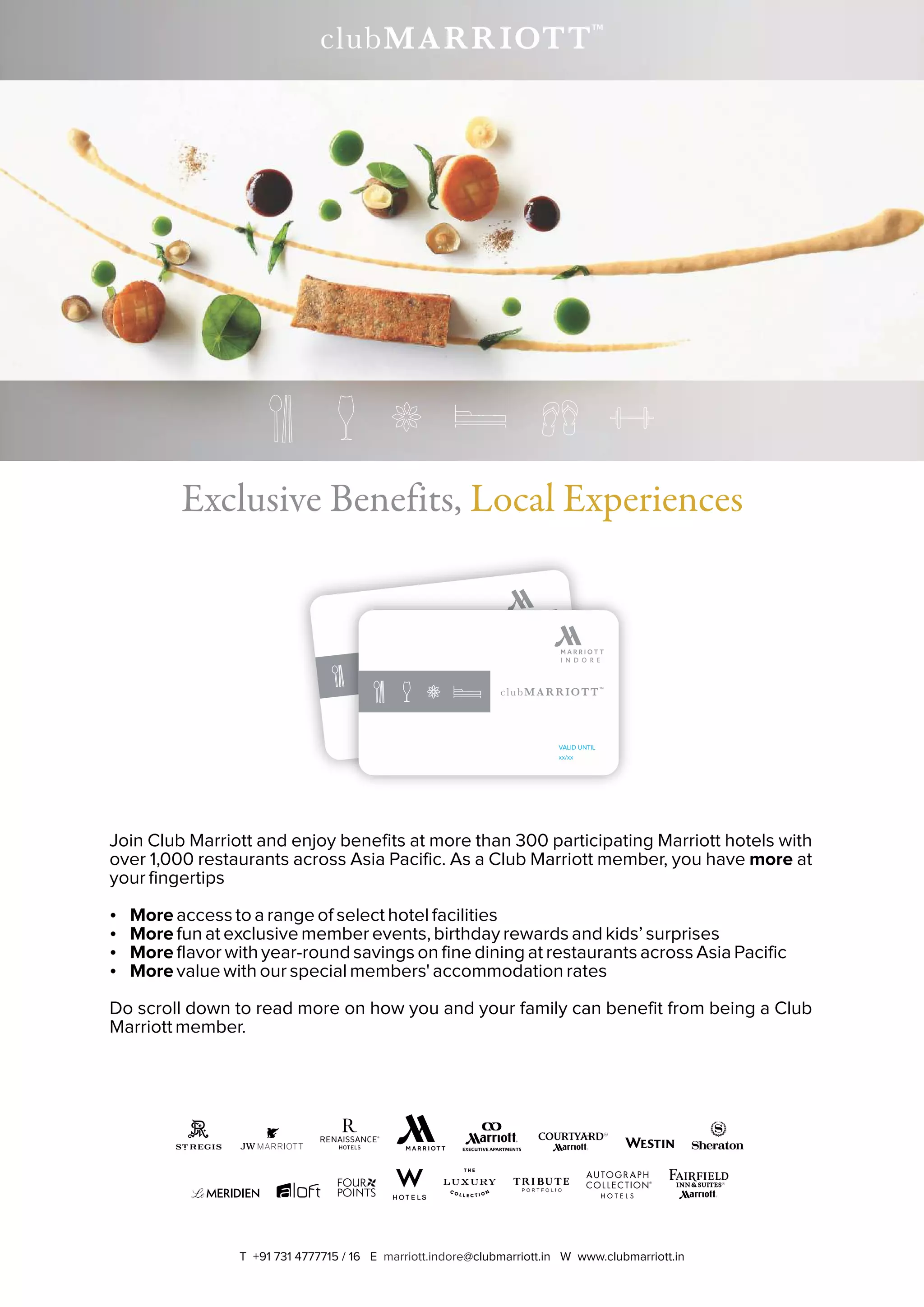 Club Marriott Hotel Membership Free Night Stay & 50 Off on Food PDF