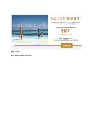 Club med fall &amp; winter sale 2016