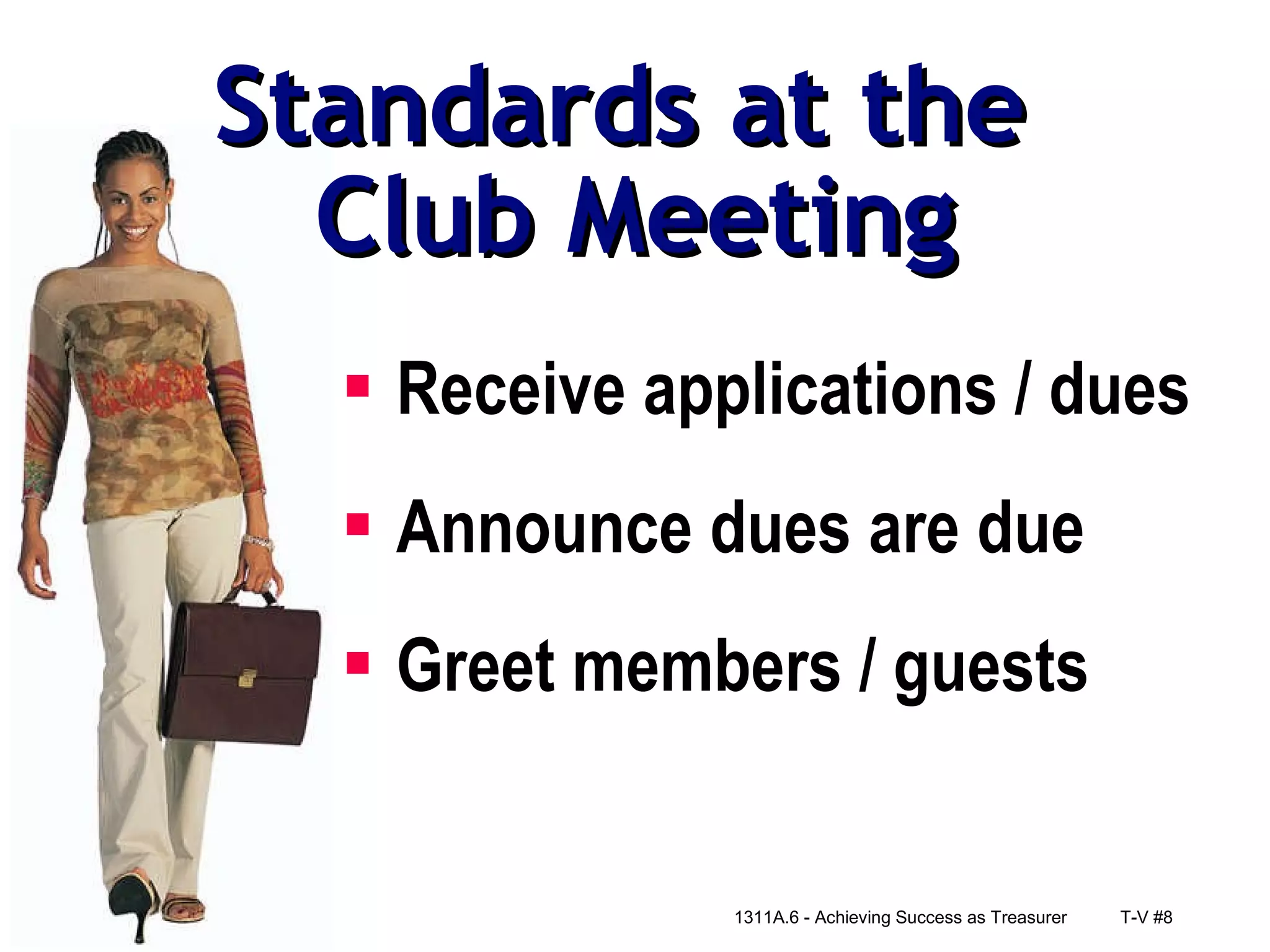 Club Officers Roles & Responsibilities | PPT