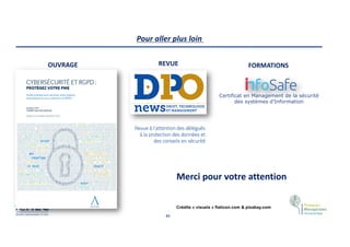 41
Merci pour votre attention
Crédits « visuels » flaticon.com & pixabay.com
Pour aller plus loin
Certificat en Management de la sécurité
des systèmes d’Information
OUVRAGE REVUE FORMATIONS
 