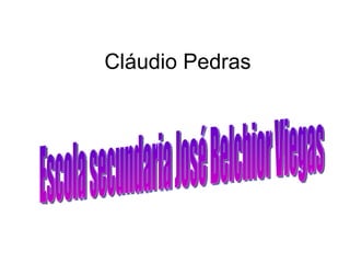Cláudio Pedras Escola secundaria José Belchior Viegas 