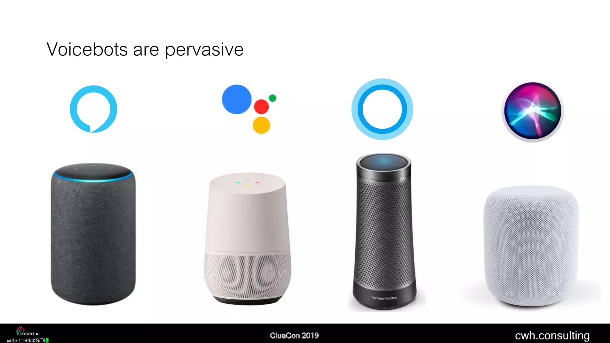 cwh.consulting
Voicebots are pervasive
 