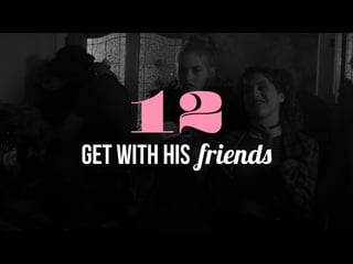 12Get with his friends!
 