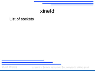 upstart then resolves these dependencies and starts up as many things as it can in parallel Only problem is... Encoding the dependencies. 