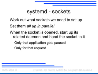 Booting a system How do we know what needs to get started? We wait for something to use it! 