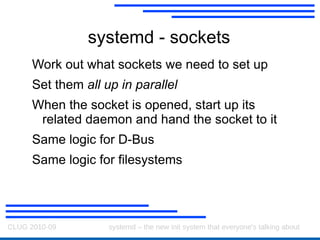 Booting a system How do we know what needs to get started? We wait for something to use it! 