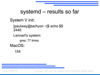Sockets in startup Lots of services use sockets 