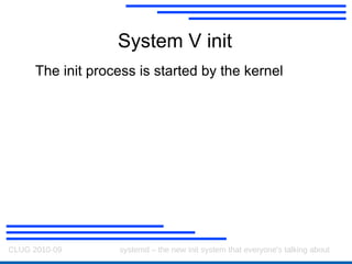 systemd How does init work anyway? 