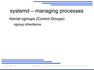 systemd - sockets Work out what sockets we need to set up 