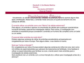  No sangue do cordão umbilical