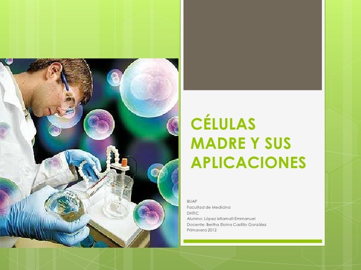 Células madre y sus aplicaciones