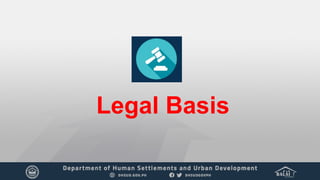 Legal Basis
 