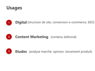 Crowdfounding
Prêt entre particuliers
Vêtements d’occasion
Et prêts de vêtements
Vide grenier et brocante
Echange de Maisons
Don et récup
Troc et échanges
d’objet et services
Location entre particuliers
(Objets, voitures)
 