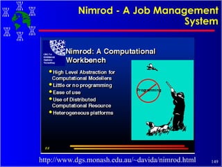 Nimrod - A Job Management System http://www.dgs.monash.edu.au/~davida/nimrod.html 