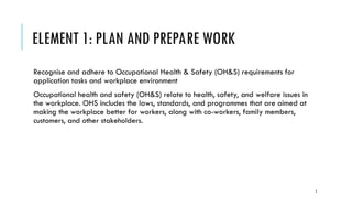 Ohs Programmes Cluster 3 Level 3 - Apply Masonry Skills | PPT