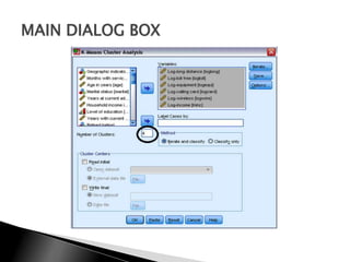 MAIN DIALOG BOX
 