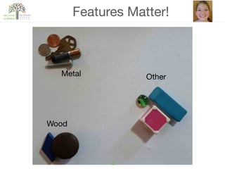 18
Features Matter!
Metal Other
Wood
 