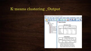 K-means clustering _Output
 