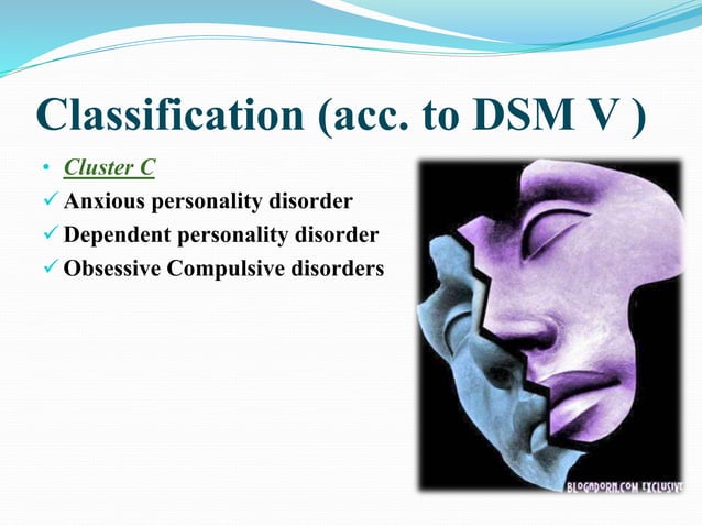 cluster of a personality disorders slides | PPTX