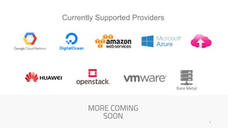 Currently Supported Providers
Bare Metal
 