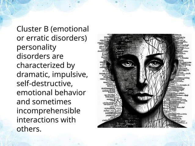 CLUSTER B personality disorder presentation | PPTX