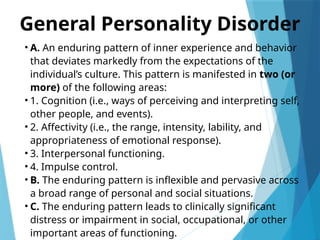 cluster C personality disorder powerpoint | PPTX