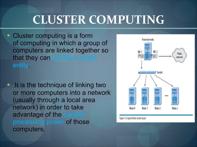Cluster Computing | PPT