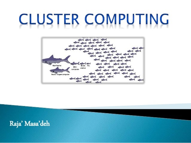 cluster computing cluster computing