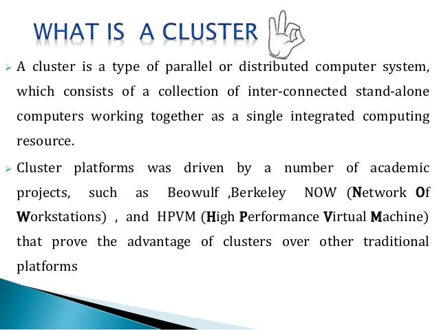 Cluster computing