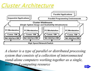 Cluster computing | PPTX